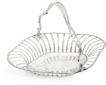 A George III silver bread basket
 by 
																	John Vere