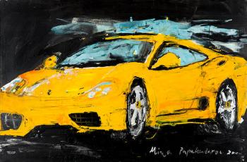 Yellow Ferrari by 
																	Mina Paptheodorou Valyraki
