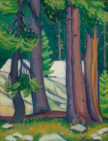 Woodland Camps by 
																	Edith Anne Hamlin