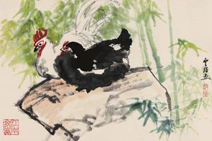 Chickens by 
																	 Yu Yunjie