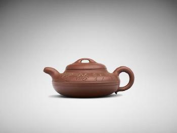 A Chinese Yixing Teapot by 
																	 Wu Yungen