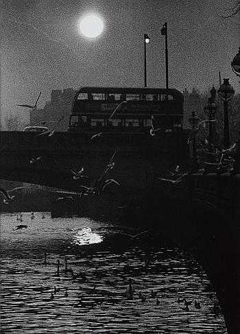 Battersea Bridge, London 1955 by 
																	Hans Hammarskiold