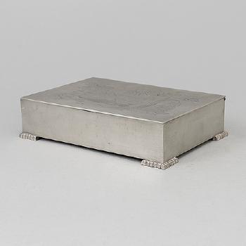 A Pewter Box, Svenskt Tenn, Stockholm 1935 by 
																			Nils Fougstedt