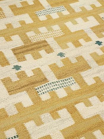 Gift Forsberg, A carpet, Gulbroka, Flat Weave by 
																			Ann Mari Lindbom