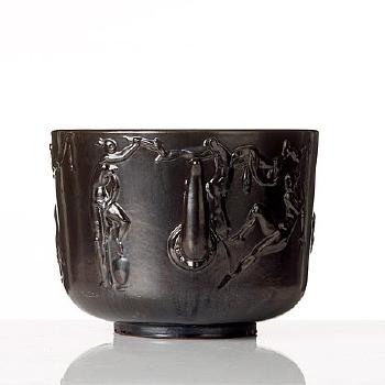 A Swedish Grace Glazed Ceramic Jar By Upsala-Ekeby by 
																			Einar Luterkort