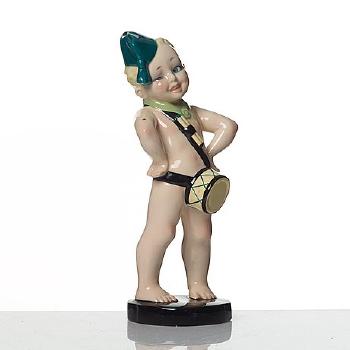 A Balilla Ceramic Figure, Essevi, Italy by 
																			Sandro Vachetti