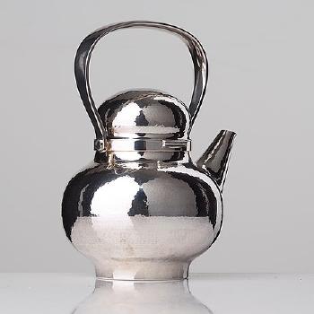 An Eric Löfman Sterling Teapot by 
																			Eric Lofman