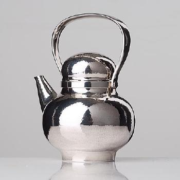 An Eric Löfman Sterling Teapot by 
																			Eric Lofman