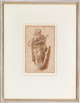 A study for the figure of Apoll by 
																			Niccolo dell' Abbate