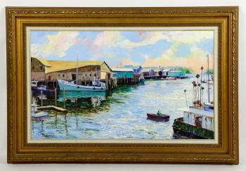 Gloucester Harbor by 
																			John S Caggiano