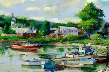Manchester-by-the-Sea Harbor by 
																			John S Caggiano