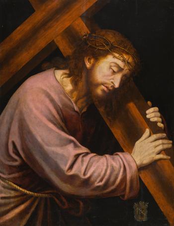 Christ Carrying The Cross by 
																	Joan Macip