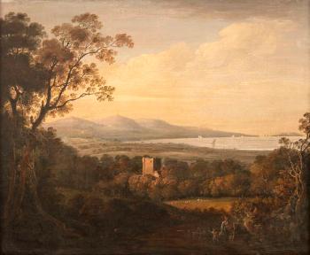 A View of Shanganagh Castle, with Killiney beyond by 
																	John Henry Campbell