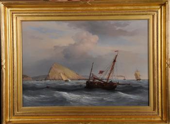 Fishing Vessels off the Coast by 
																			Henry Parke