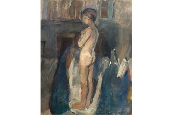 Standing nude by 
																	Anthony Eyton