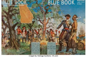 Georgia, blue book magazine cover by 
																			Herbert Morton Stoops