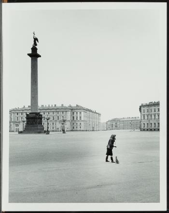 Woman Sweeping Palace Square, 1967 by 
																			Gordon Converse