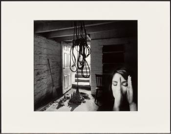 Untitled (Woman and Rope), 1992 by 
																			Jerry Uelsmann