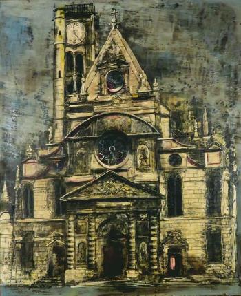St. Etienne du Mont by 
																	Karl Zerbe
