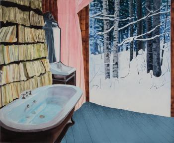 Wittgenstein’s bathroom by 
																	Dexter Dalwood