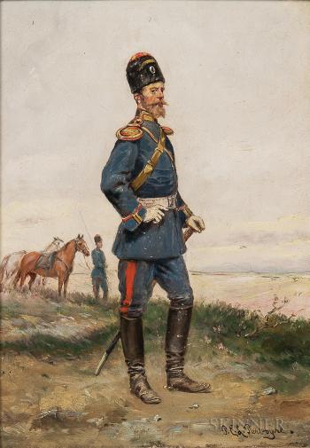 The Cossack by 
																			Paul Emile Leon Perboyre