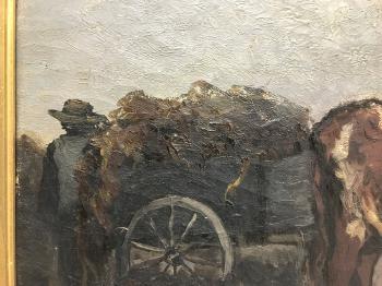 The Oxen Cart by 
																			Ann Sophia Towne Darrah
