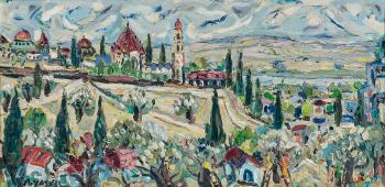 View of Jerusalem by 
																	Amos Yaskil