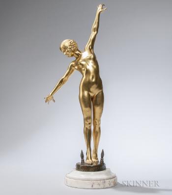 Figure of a Sword Dancer by 
																			Fernand Ouillon Carrere