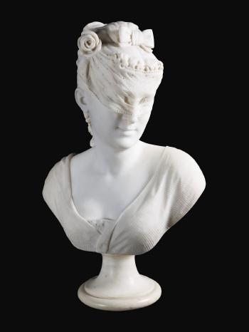 Bust of A Veiled Beauty by 
																	Giovanni Turino