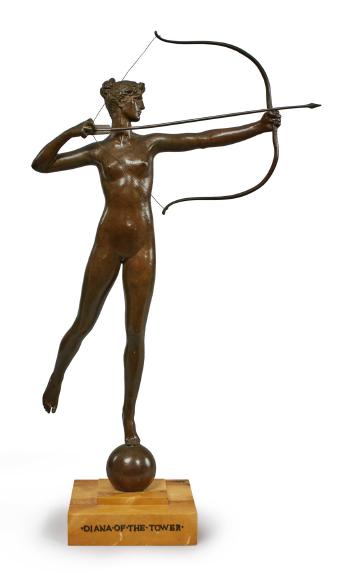 Diana of the Tower by 
																	Augustus Saint-Gaudens