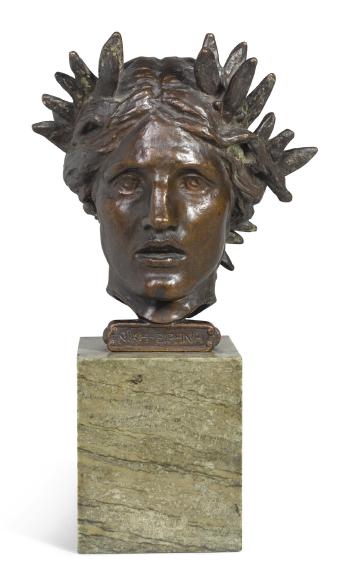 Head of Victory by 
																	Augustus Saint-Gaudens