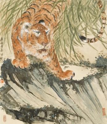 Tiger by 
																	 Wu Gonghu