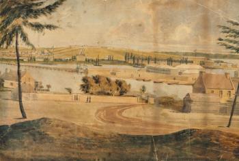 Fort Henry, Point Frederick and Tete Du Pont Barracks, Kingston, From The Old Redoubt by 
																	Philip James Bainbrigge