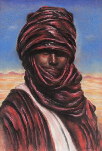 Portrait de bédouin by 
																			Catherine Dammeron