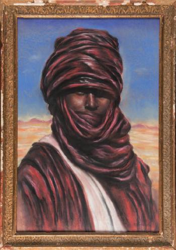 Portrait de bédouin by 
																			Catherine Dammeron