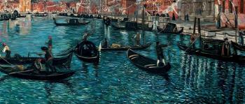 Canaletto meets Jackson Pollock 2 by 
																			 Gully