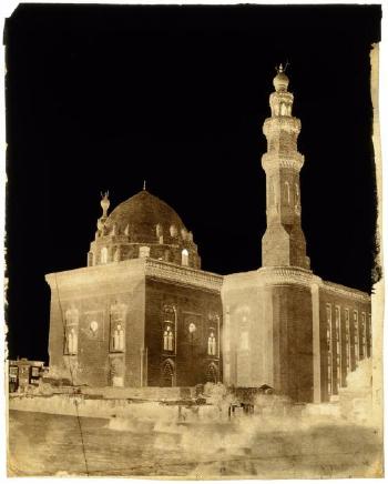 Mosquée du sultan Haçan, le Caire by 
																	Francois Joseph Edouard de Campigneulles