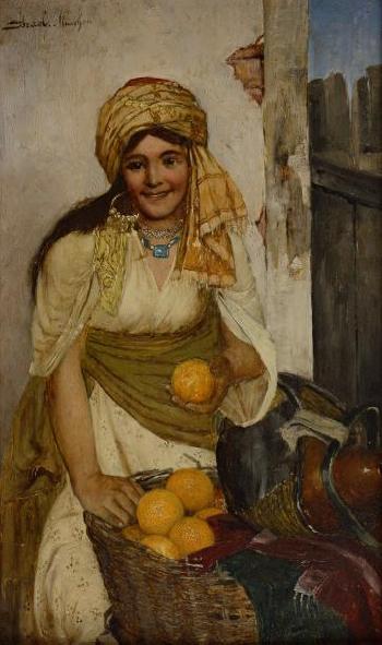 La vendeuse d’oranges by 
																	Daniel Israel