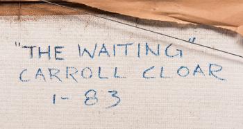 The waiting by 
																			Carroll Cloar