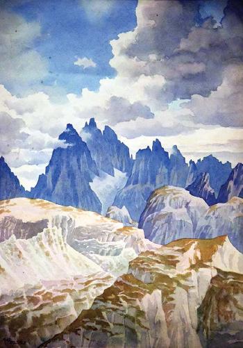 Les Alpes by 
																	Max Eschle