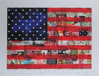 American flag by 
																			Peter Tunney