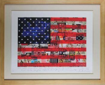 American flag by 
																			Peter Tunney