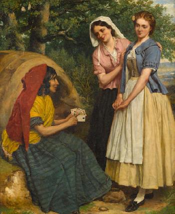 The fortune teller by 
																	George Dunlop Leslie