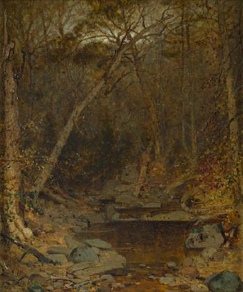 Untitled (Stream in the Woods) by 
																	Jervis McEntee