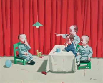 The era of children by 
																	 Tang Zhigang