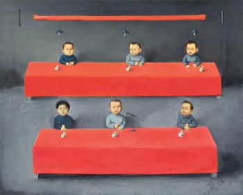 Children in meeting series by 
																	 Tang Zhigang