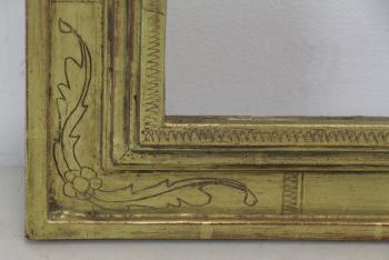 Hand carved and gilded frame by 
																			Frederick W Harer