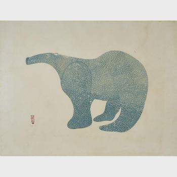 Large Bear by 
																	Lucy Qinnuayuak