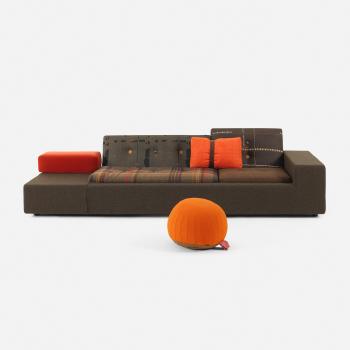 Limited Edition Maharam Polder sofa by 
																			Hella Jongerious