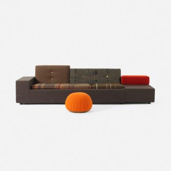 Limited Edition Maharam Polder sofa by 
																			 Vitra